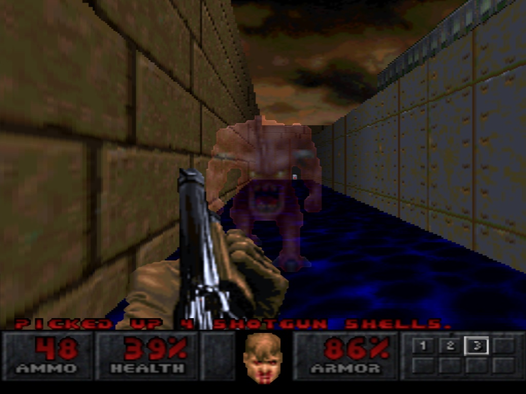 Doom PS1 screenshots