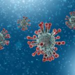Microscopic view of Coronavirus, a pathogen that attacks the respiratory tract. Analysis and test, experimentation. Sars