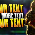 game thumbnail with text