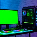 Green screen for cybersport game