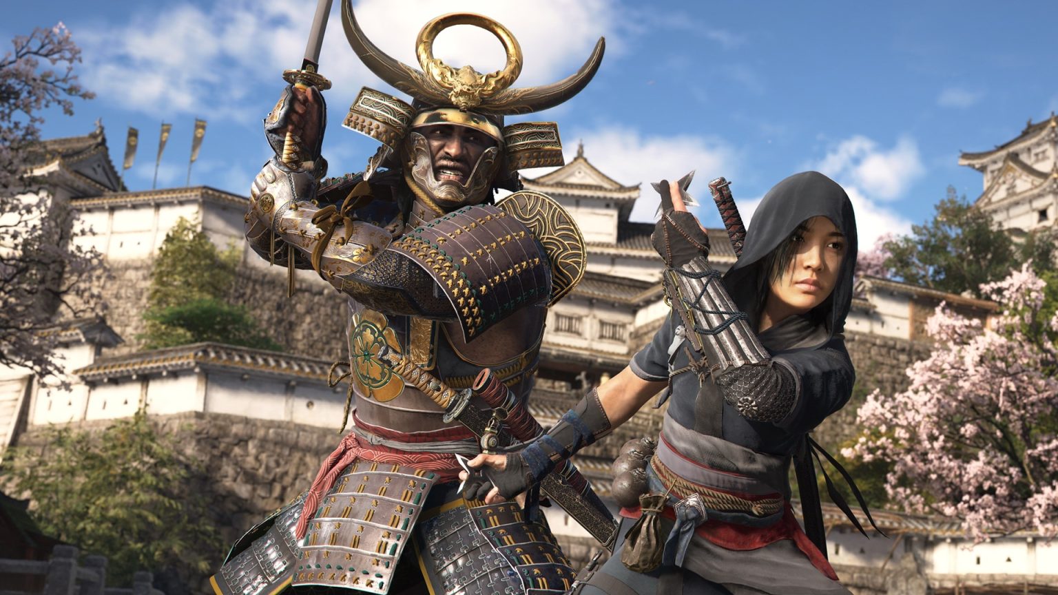 The two main characters in Assassin's Creed Shadows