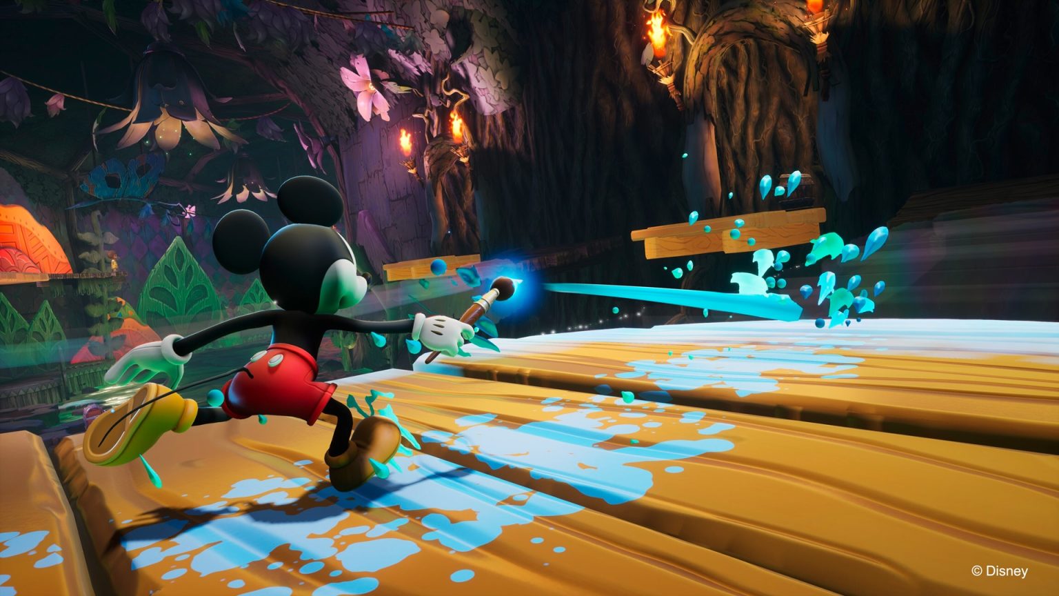 This Week in Gaming News: June 24th – June 30th Mickey spraying paint in Epic Mickey: Rebrushed