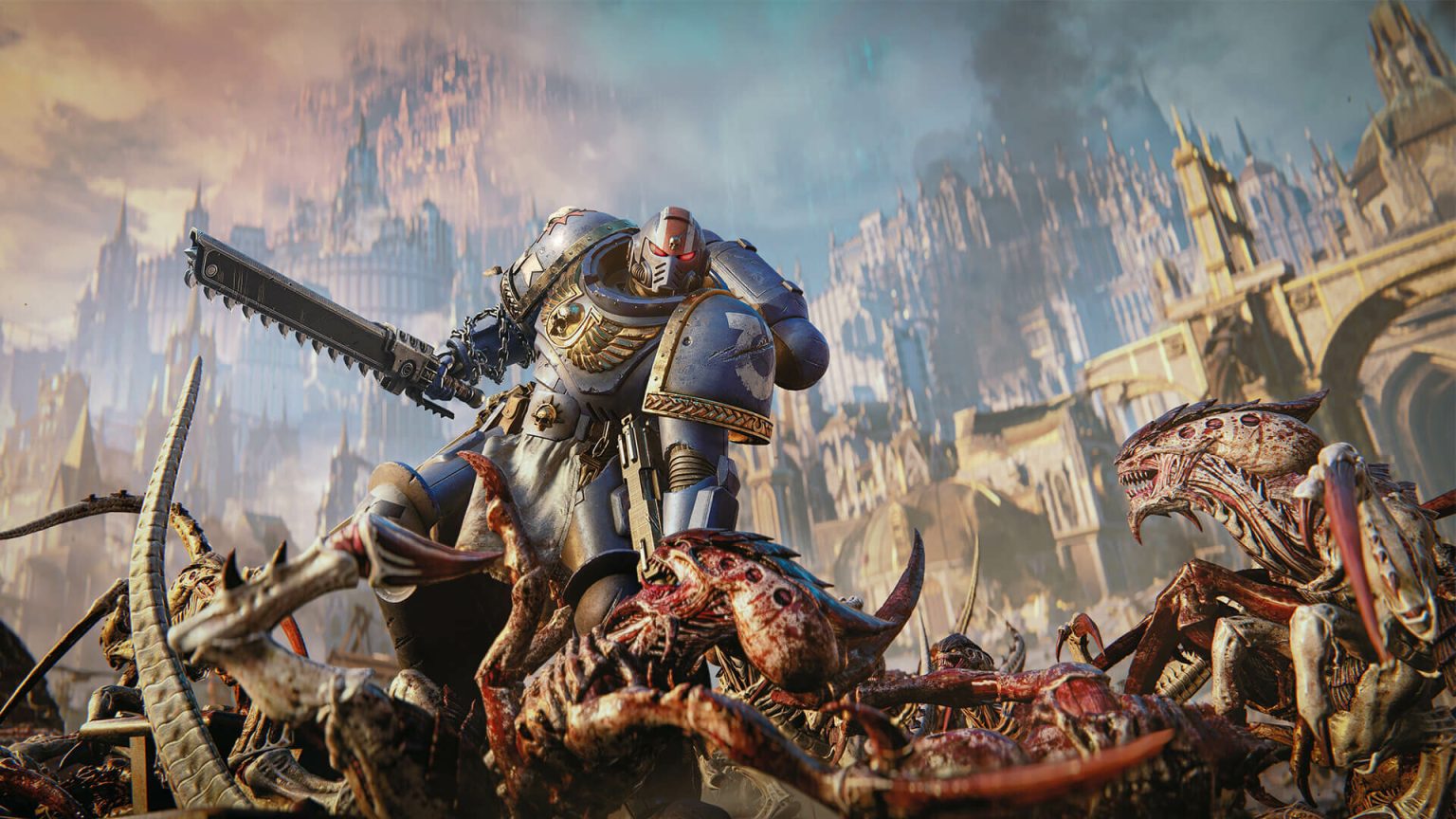 Best Games for September 2024 A Space Marine killing a Tyranid in Warhammer 40,000: Space Marine 2