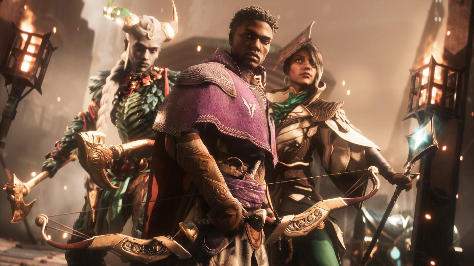 The Best Games for October 2024 Characters gathered together in Dragon Age: The Veilguard