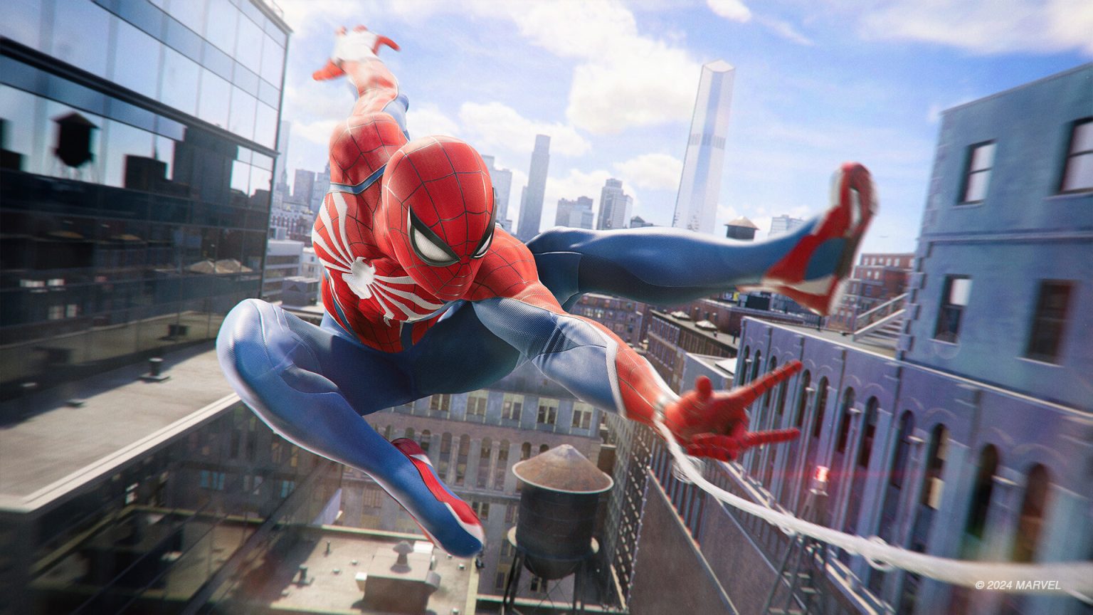 The Best Games for January 2025 Spider-Man swinging on a web in Marvel's Spider-Man 2
