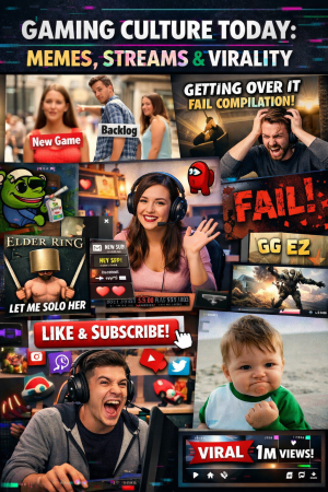Gaming Culture Today: Memes, Streams, and Virality