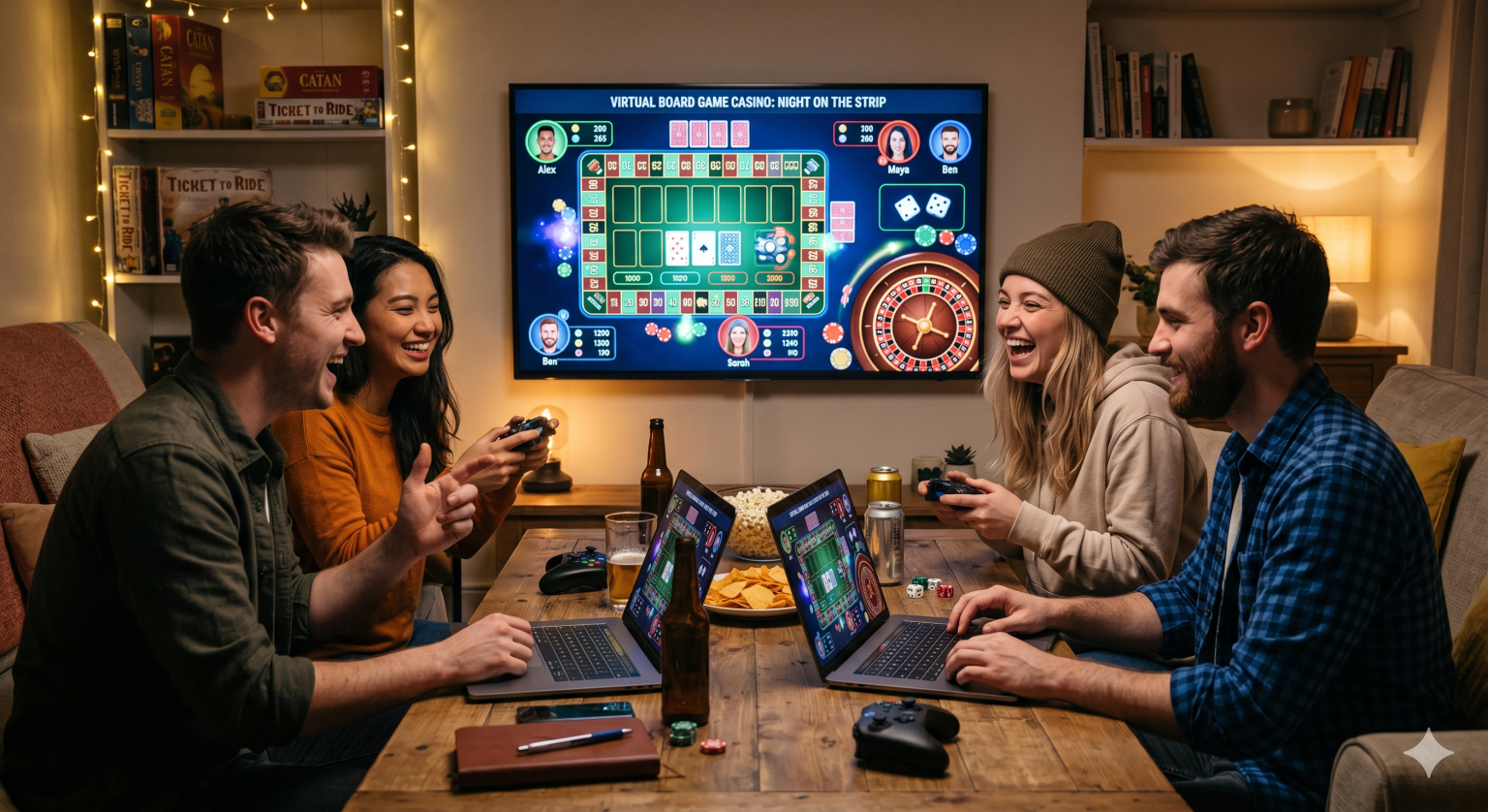 The Technical Anatomy of a Perfect Virtual Board Game & Casino Night